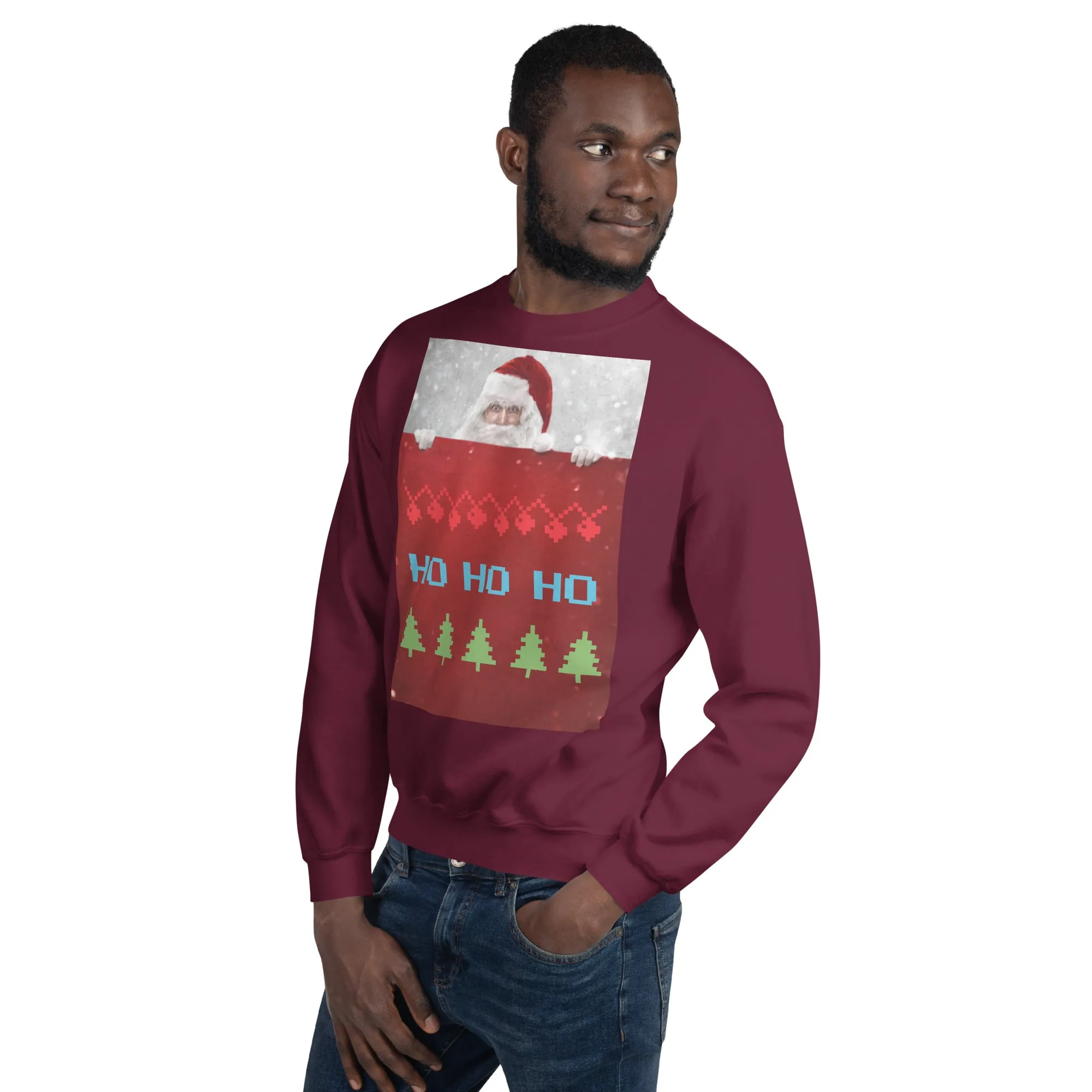 HO HO HO Christmas Sweatshirt (Glamourange Christmas Sweatshirt Men)
