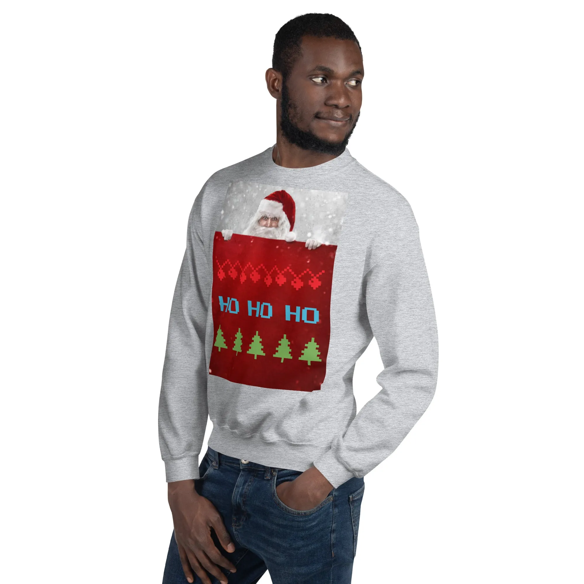 HO HO HO Christmas Sweatshirt (Glamourange Christmas Sweatshirt Men)