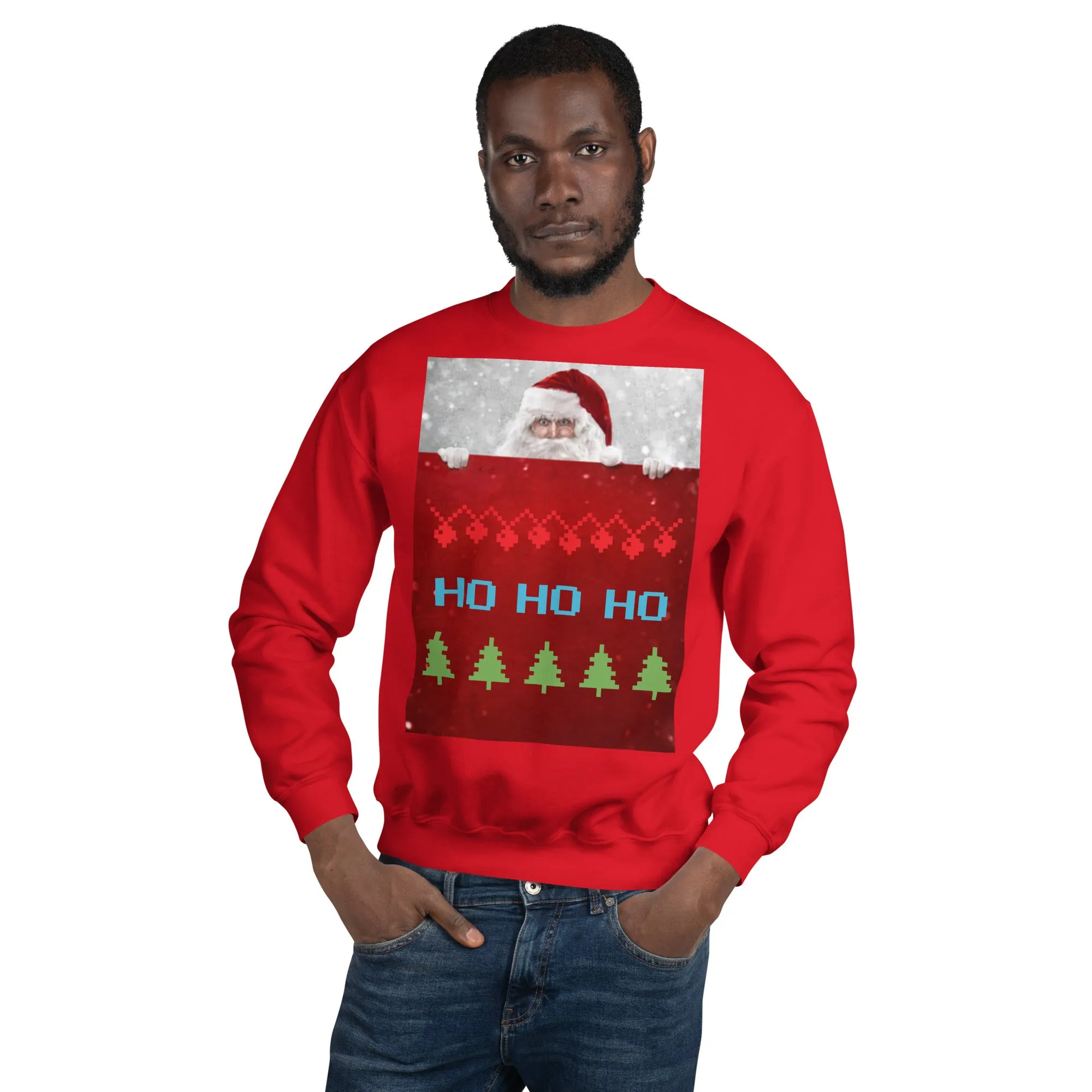 HO HO HO Christmas Sweatshirt (Glamourange Christmas Sweatshirt Men)