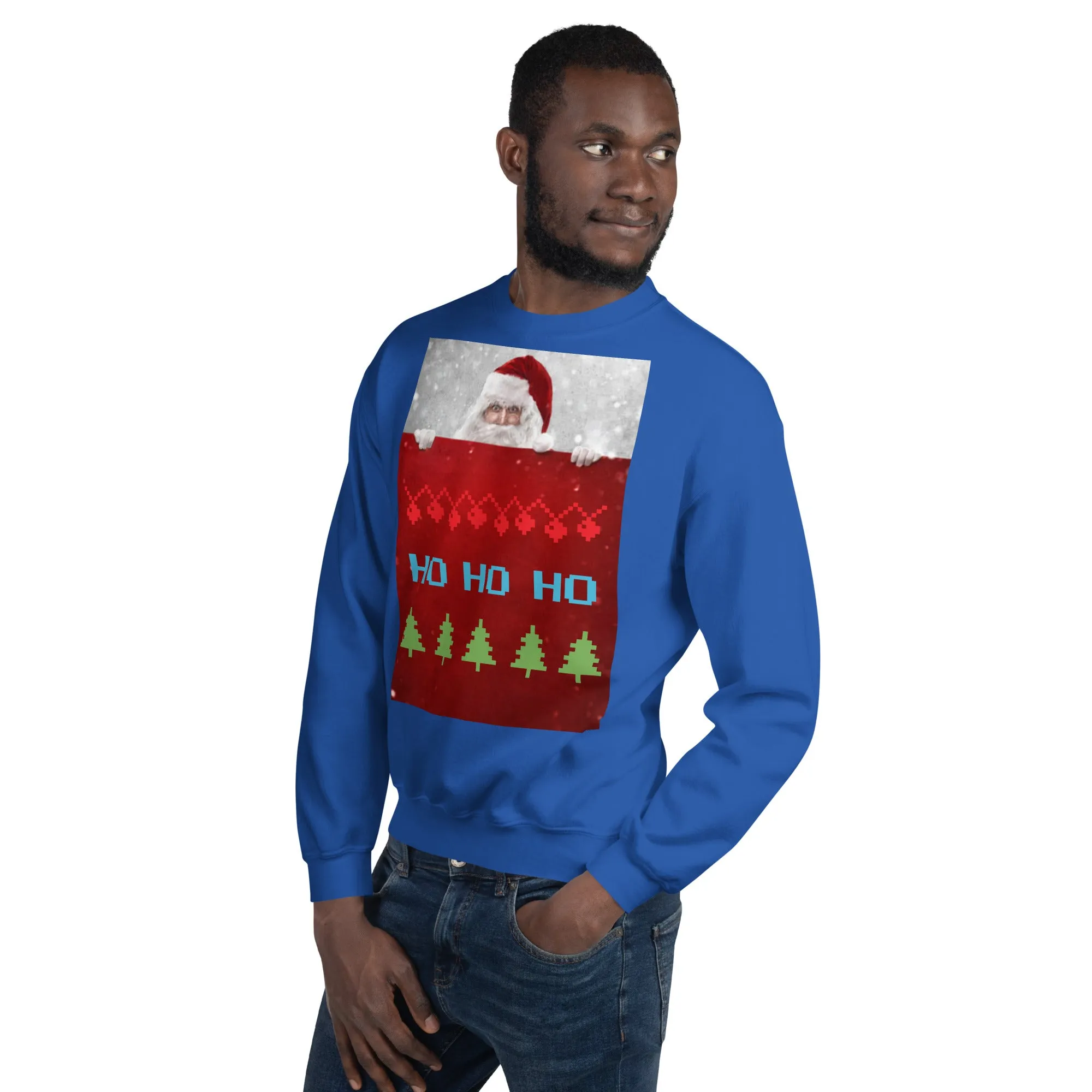 HO HO HO Christmas Sweatshirt (Glamourange Christmas Sweatshirt Men)