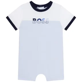 HUGO BOSS - Colour Block Romper - Blue