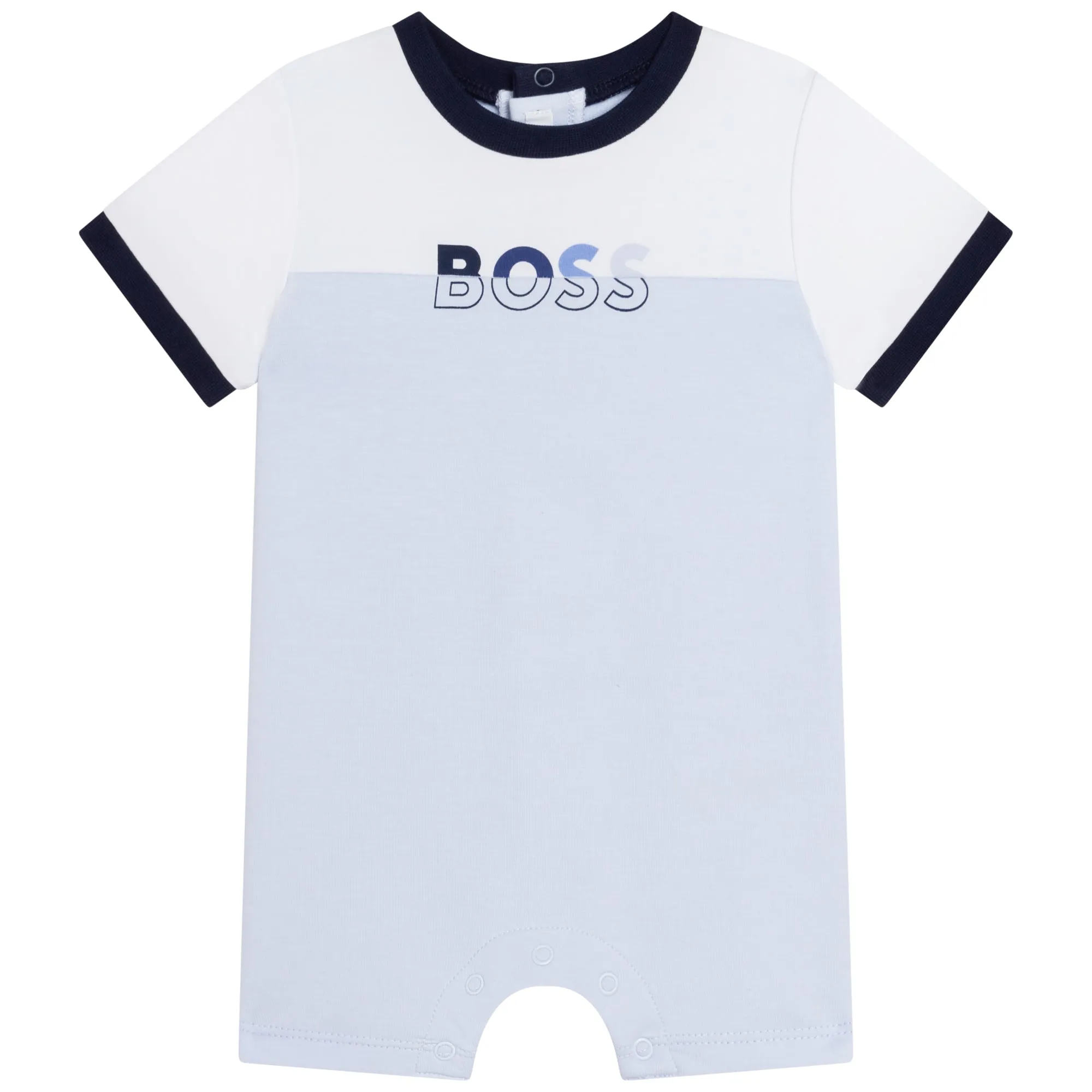 HUGO BOSS - Colour Block Romper - Blue