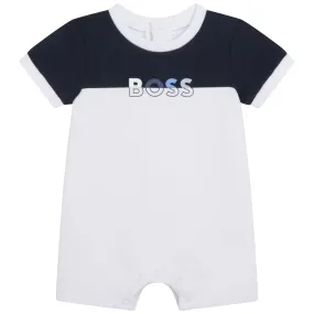 HUGO BOSS - Colour Block Romper - White