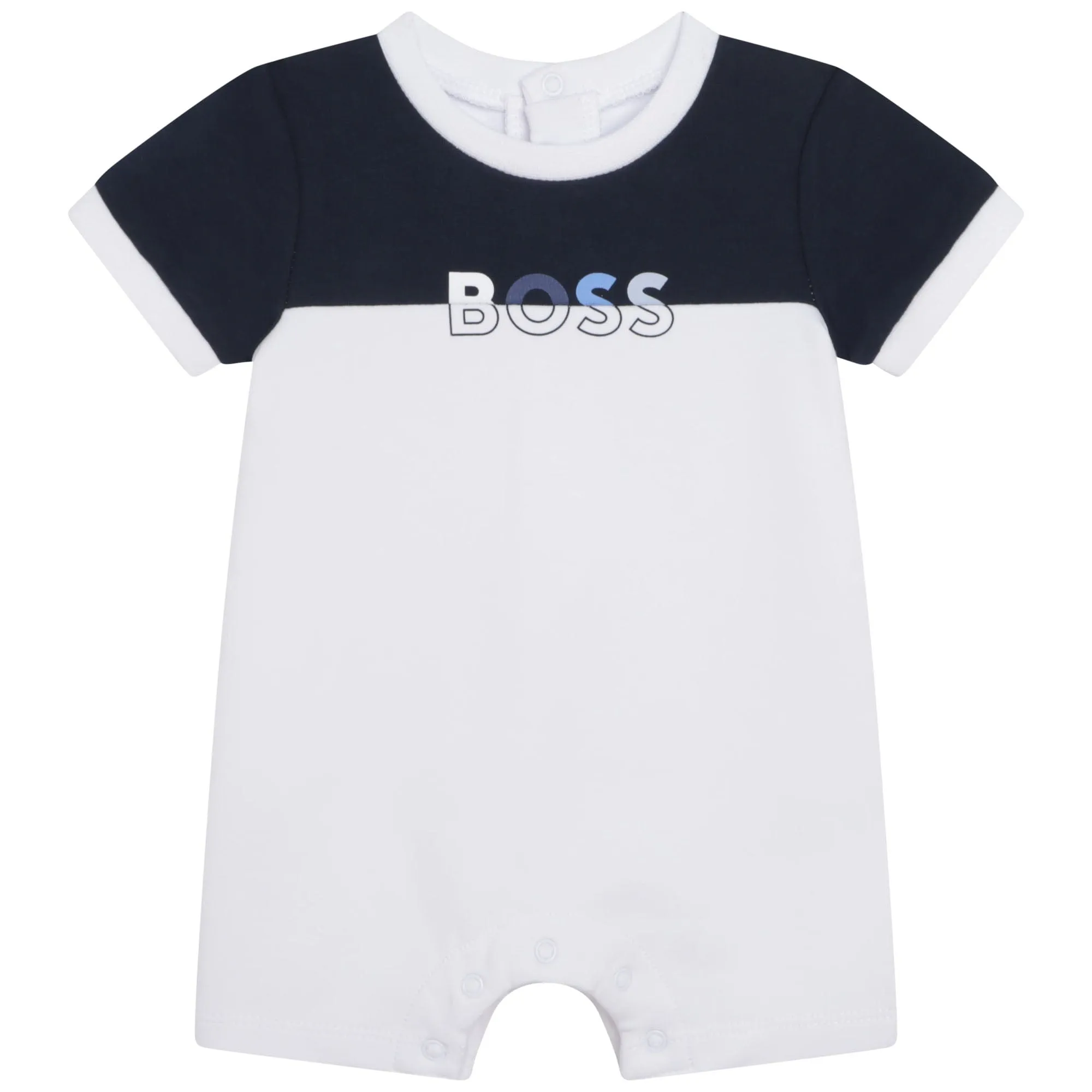 HUGO BOSS - Colour Block Romper - White
