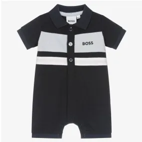 HUGO BOSS - Polo Romper - Navy