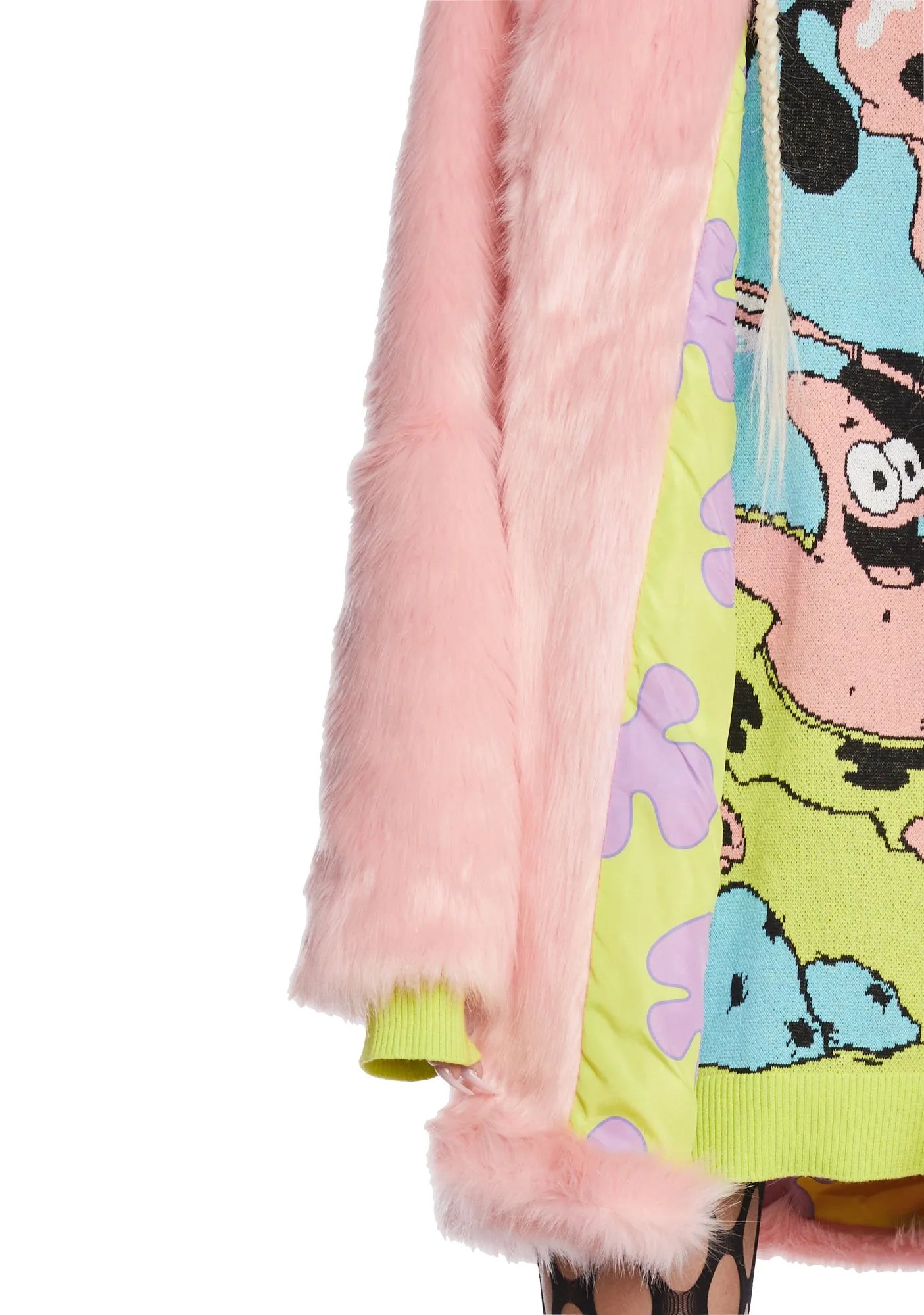 I'm With Dummy Faux Fur Coat