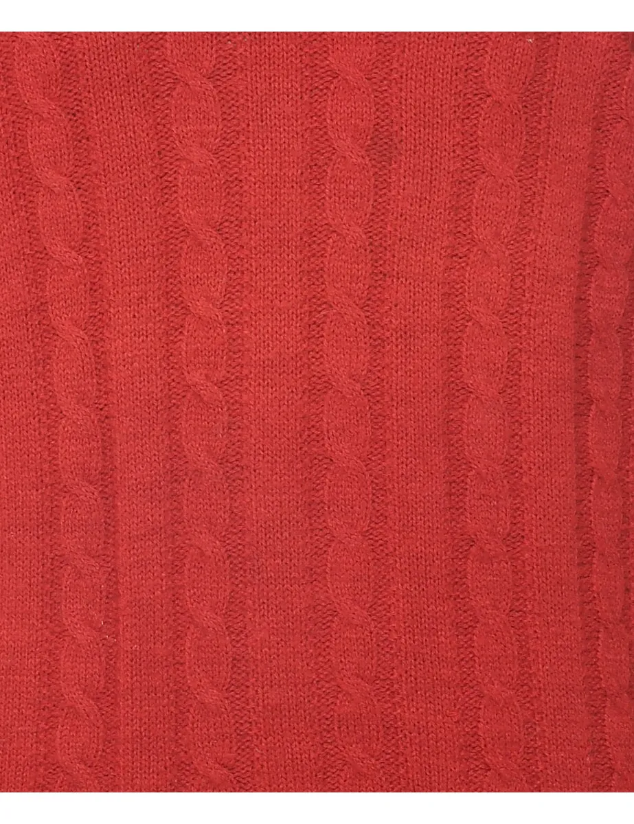 Jantzen Cable Knit Jumper - L