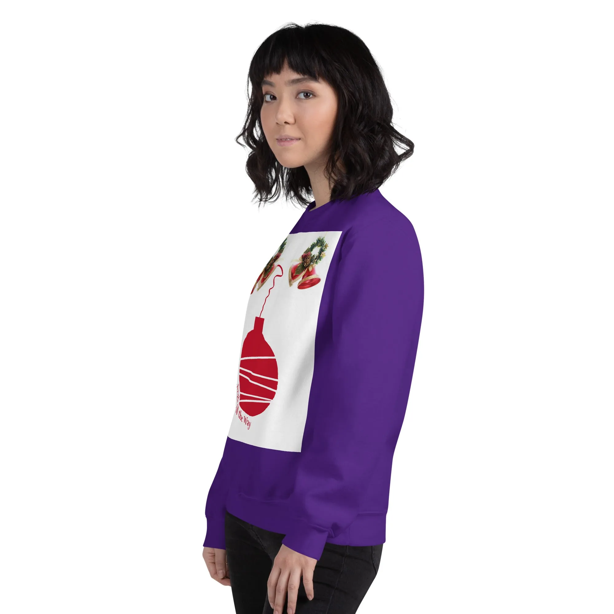 Jingle All the Way Christmas Sweatshirt (Glamourange Christmas Sweatshirt Womens)