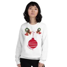 Jingle All the Way Christmas Sweatshirt (Glamourange Christmas Sweatshirt Womens)