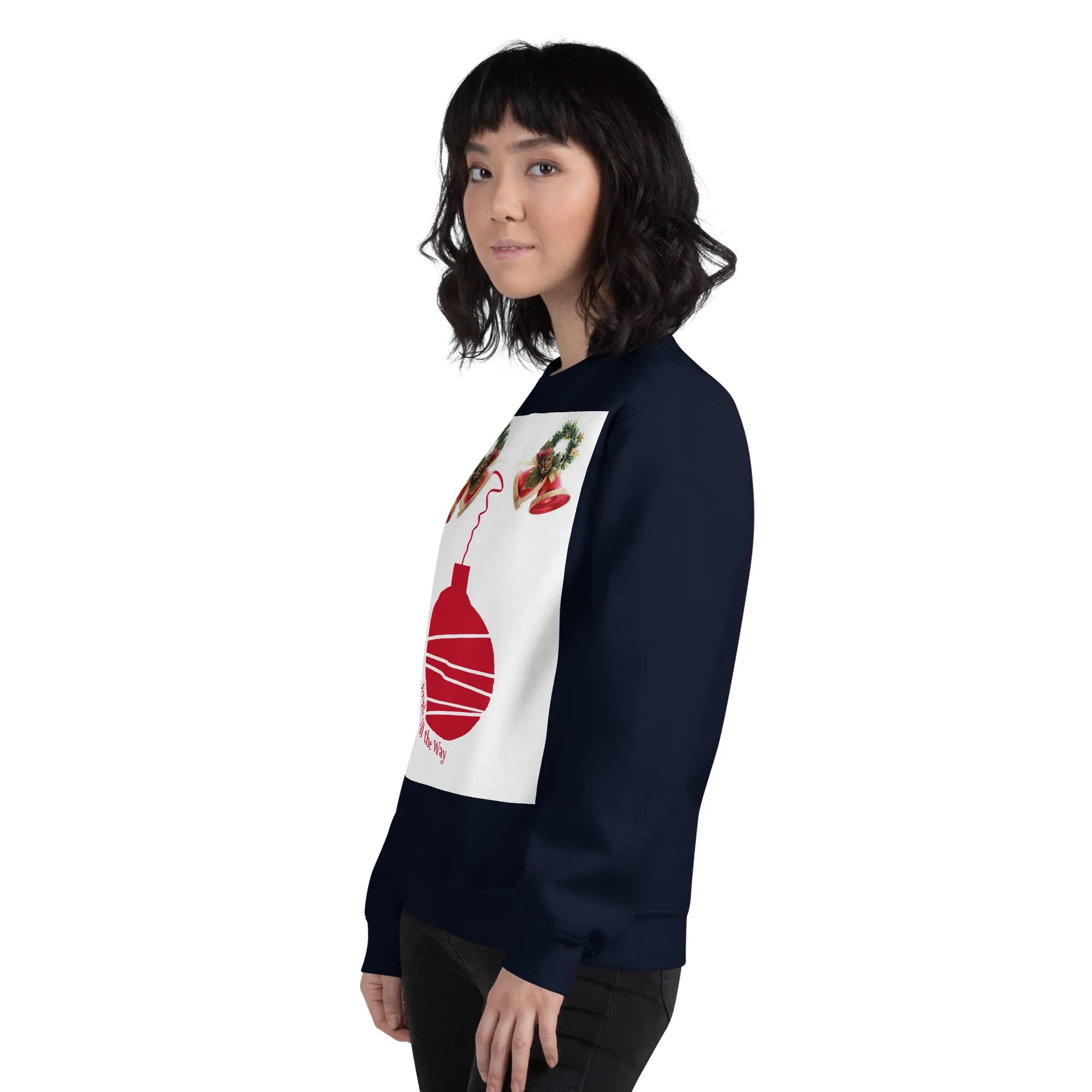 Jingle All the Way Christmas Sweatshirt (Glamourange Christmas Sweatshirt Womens)