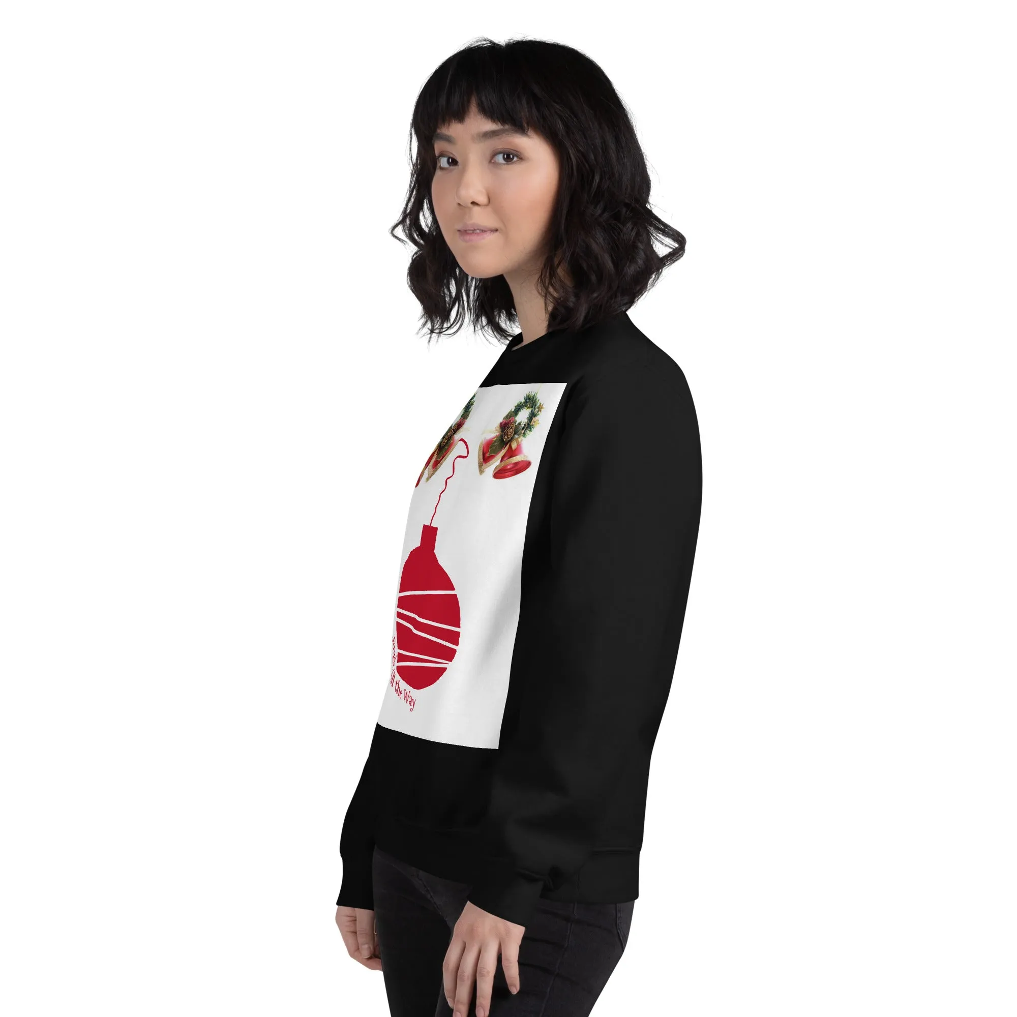 Jingle All the Way Christmas Sweatshirt (Glamourange Christmas Sweatshirt Womens)