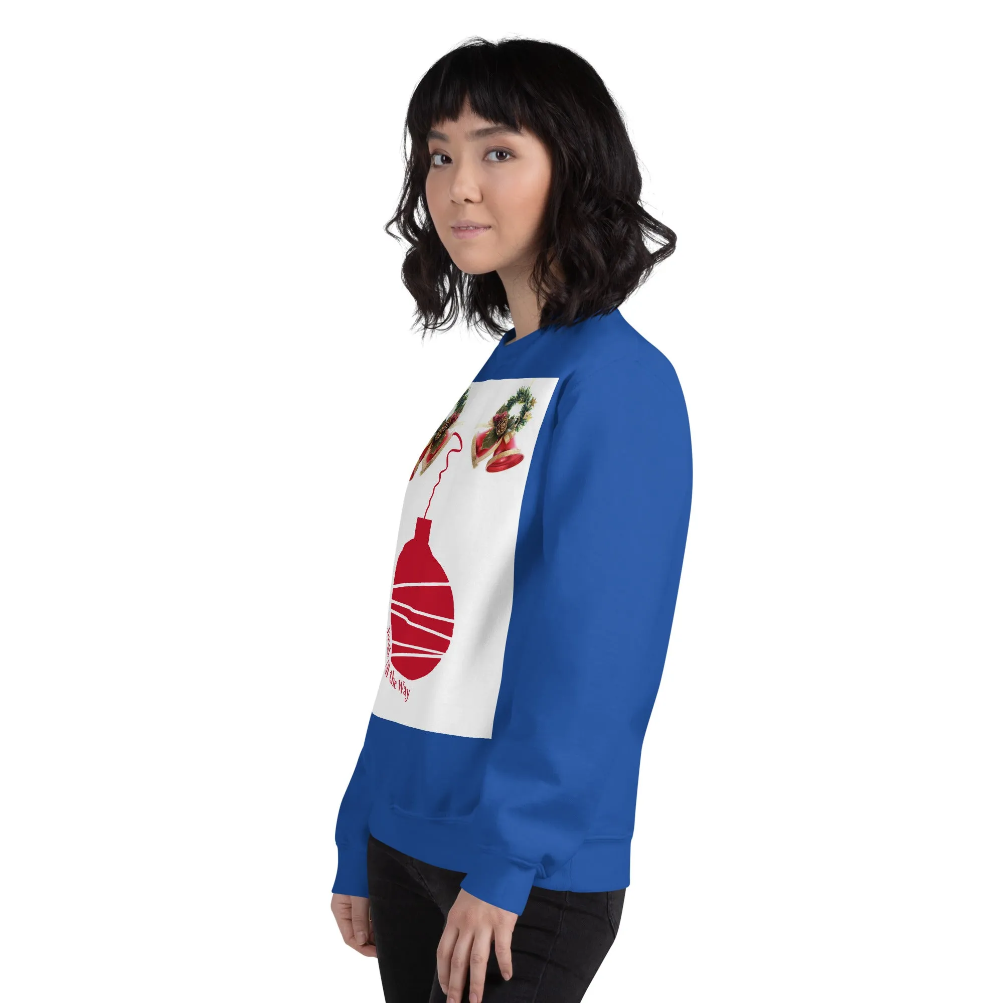 Jingle All the Way Christmas Sweatshirt (Glamourange Christmas Sweatshirt Womens)