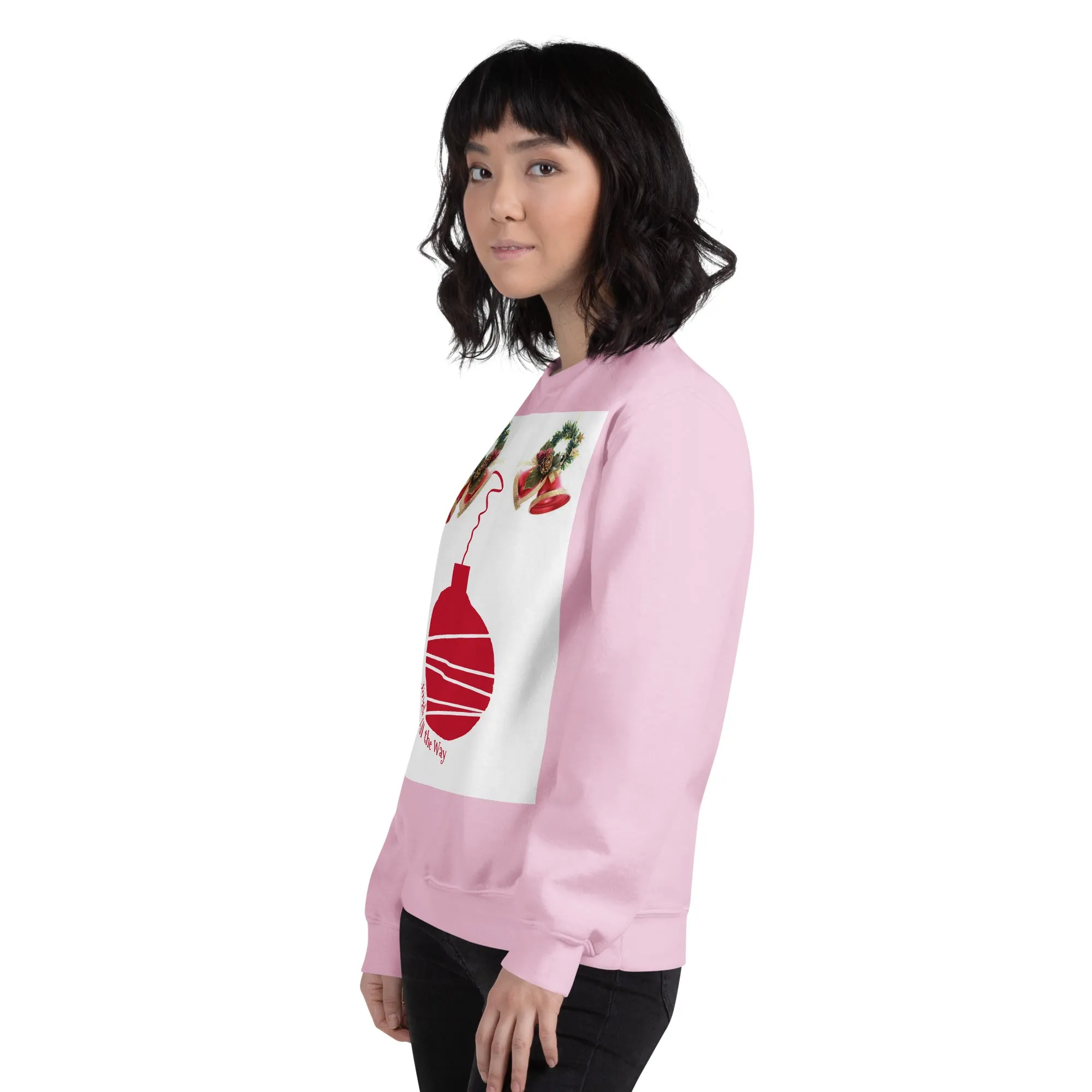 Jingle All the Way Christmas Sweatshirt (Glamourange Christmas Sweatshirt Womens)