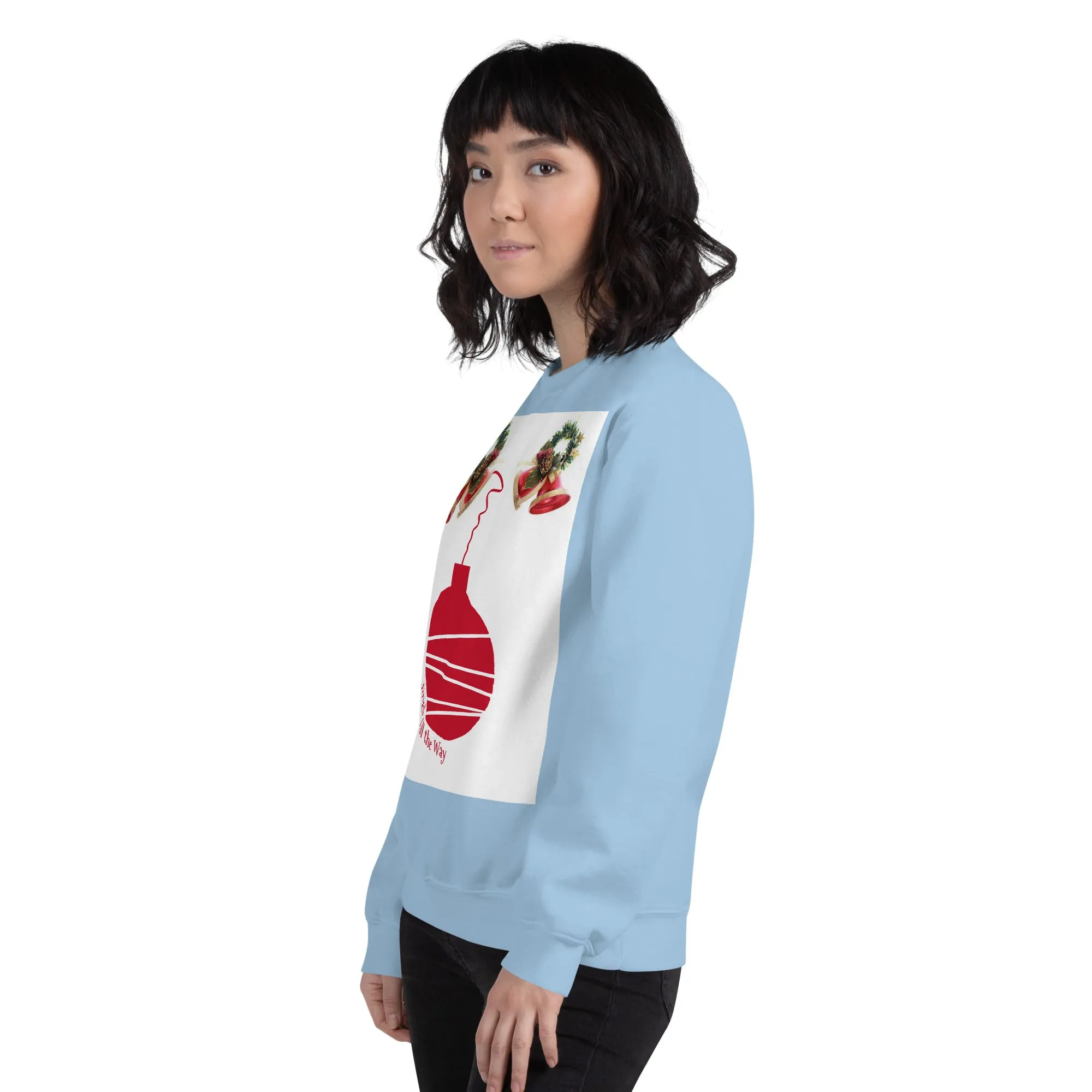 Jingle All the Way Christmas Sweatshirt (Glamourange Christmas Sweatshirt Womens)