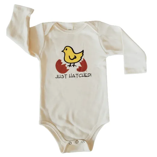 Just Hatched Long Sleeve Romper