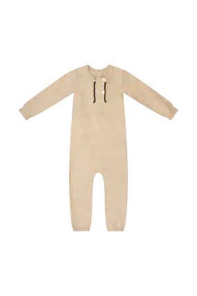 Klai Double Breasted Romper Natural