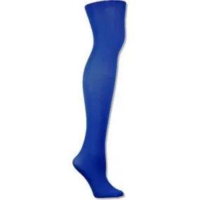 Large/Tall Microfiber Opaque Royal Blue Tights