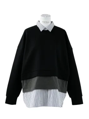 Layered Pullover (Dark Grey)
