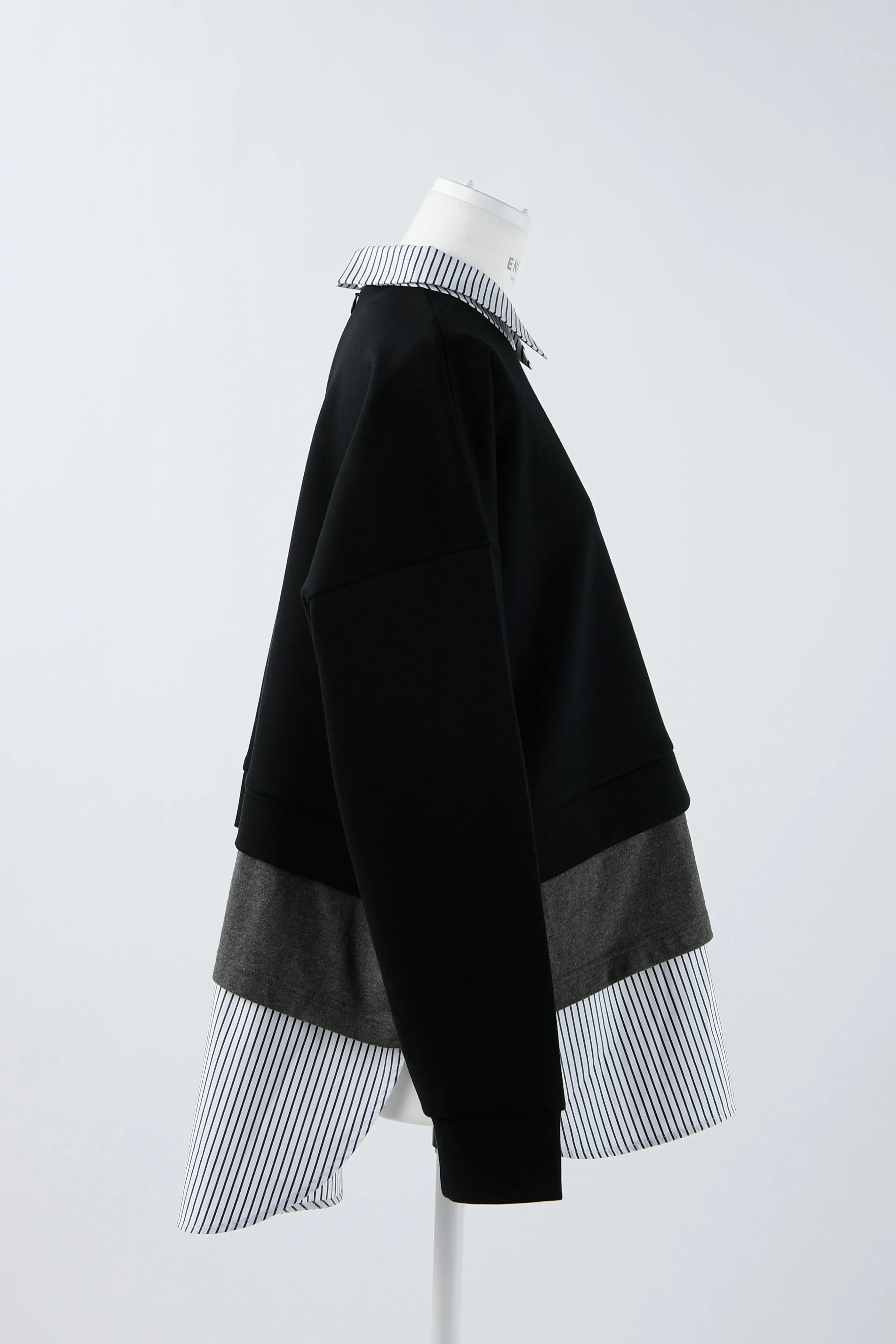 Layered Pullover (Dark Grey)