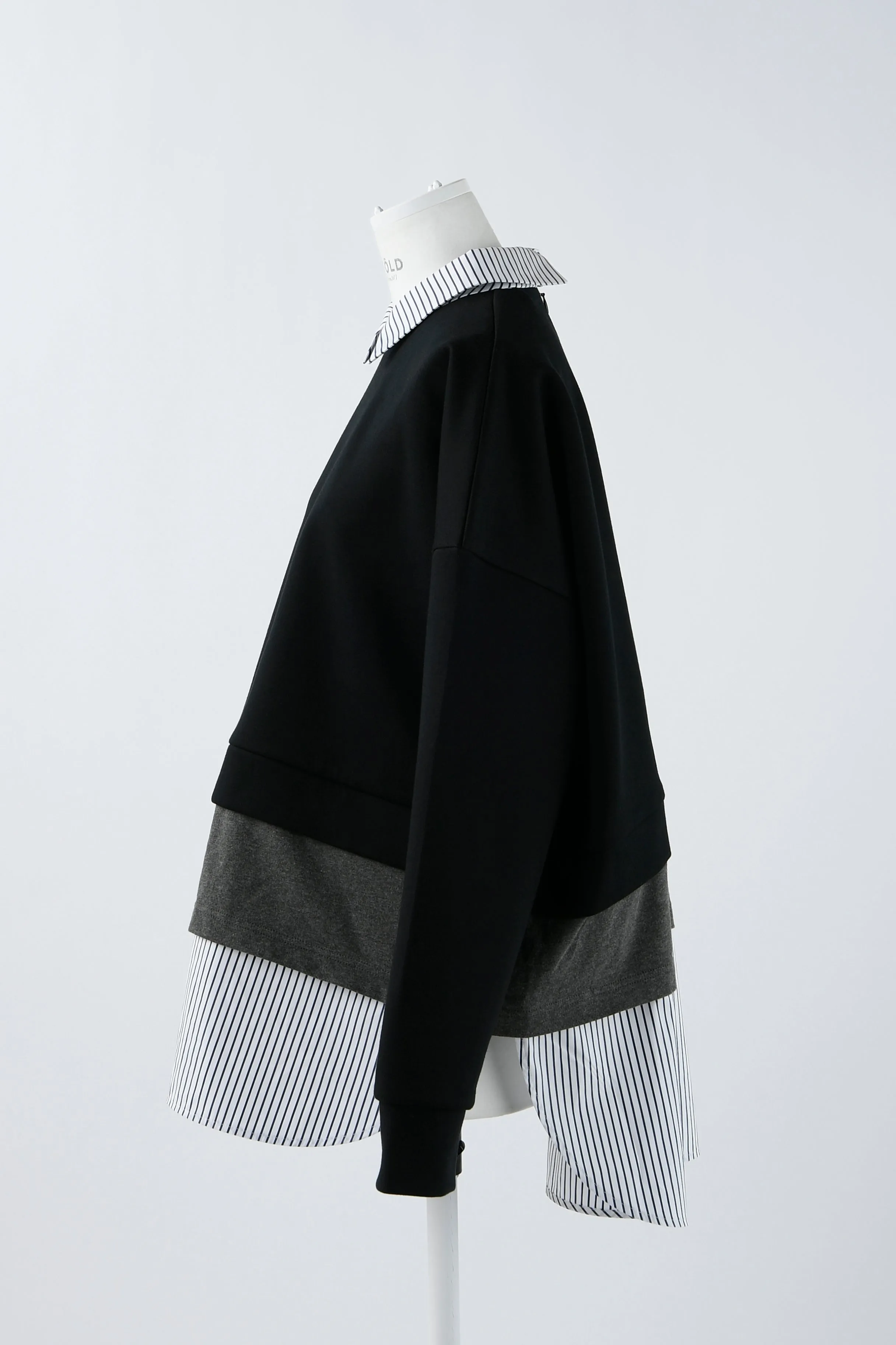 Layered Pullover (Dark Grey)