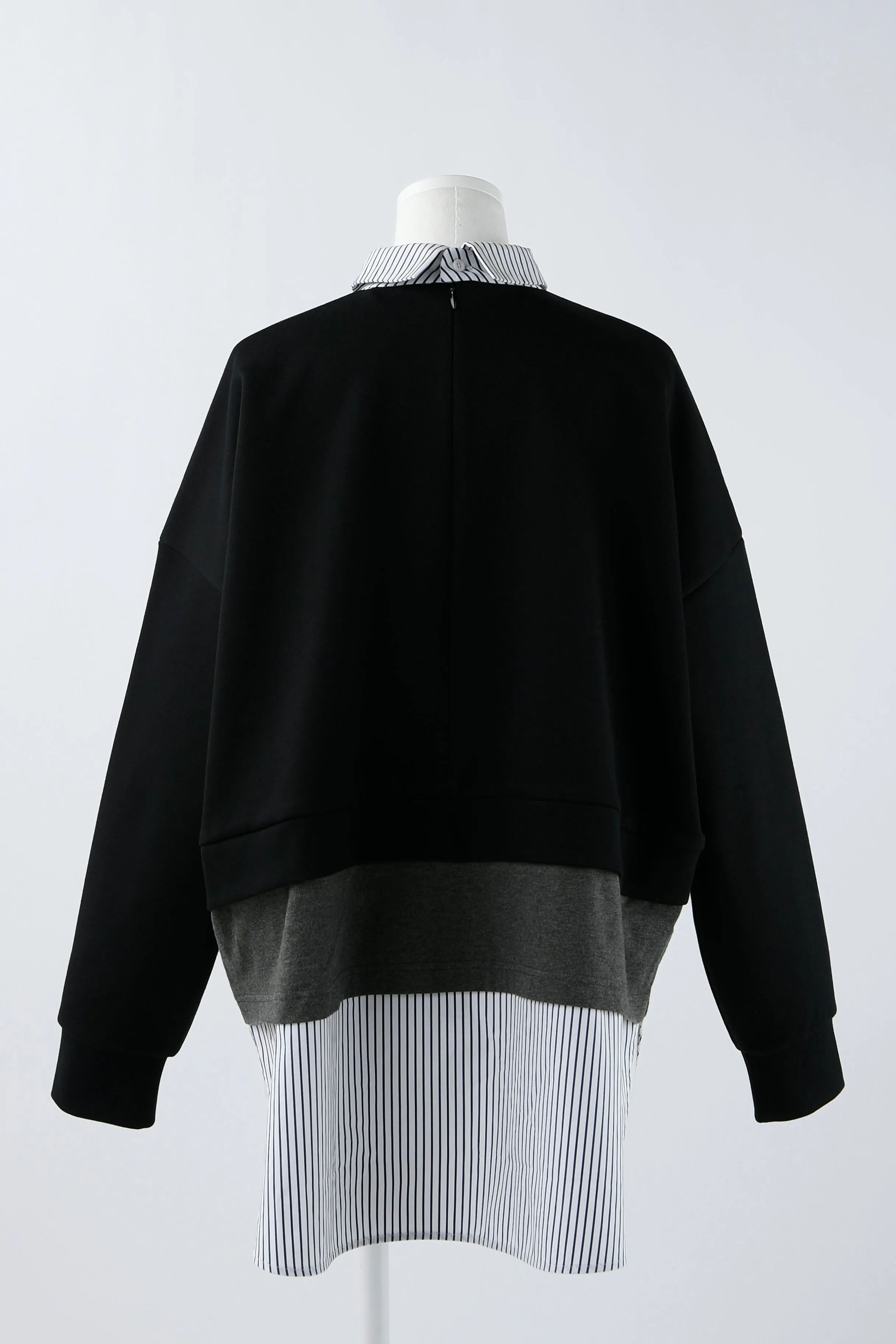 Layered Pullover (Dark Grey)