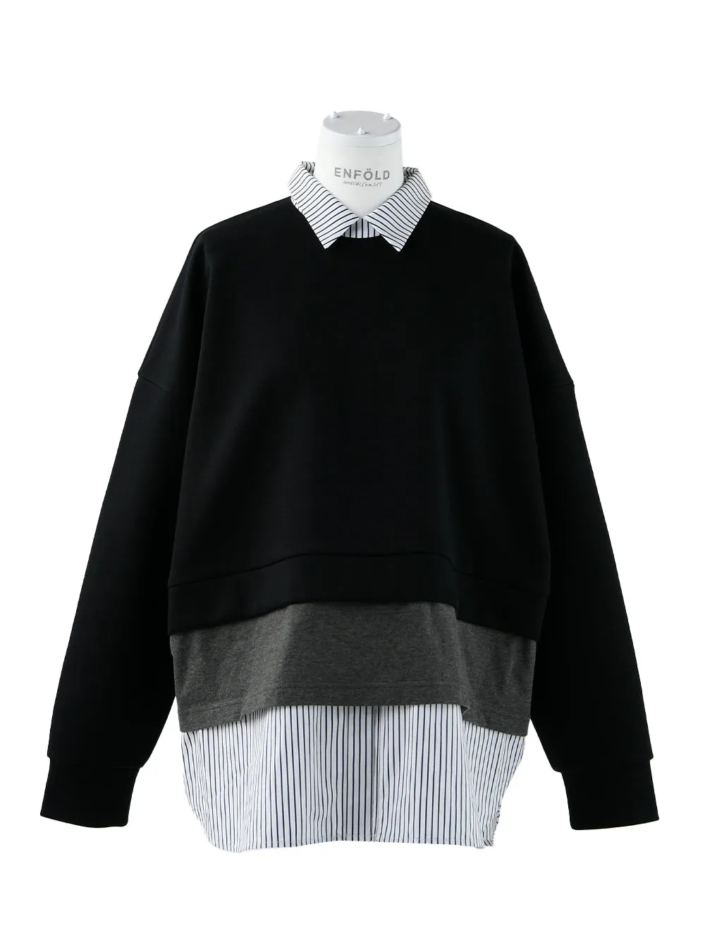 Layered Pullover (Dark Grey)