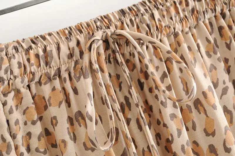 Leopard Print Maxi Skirt