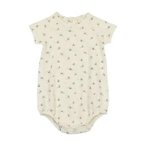 Lilette By Lil Legs Nautical Romper Cream