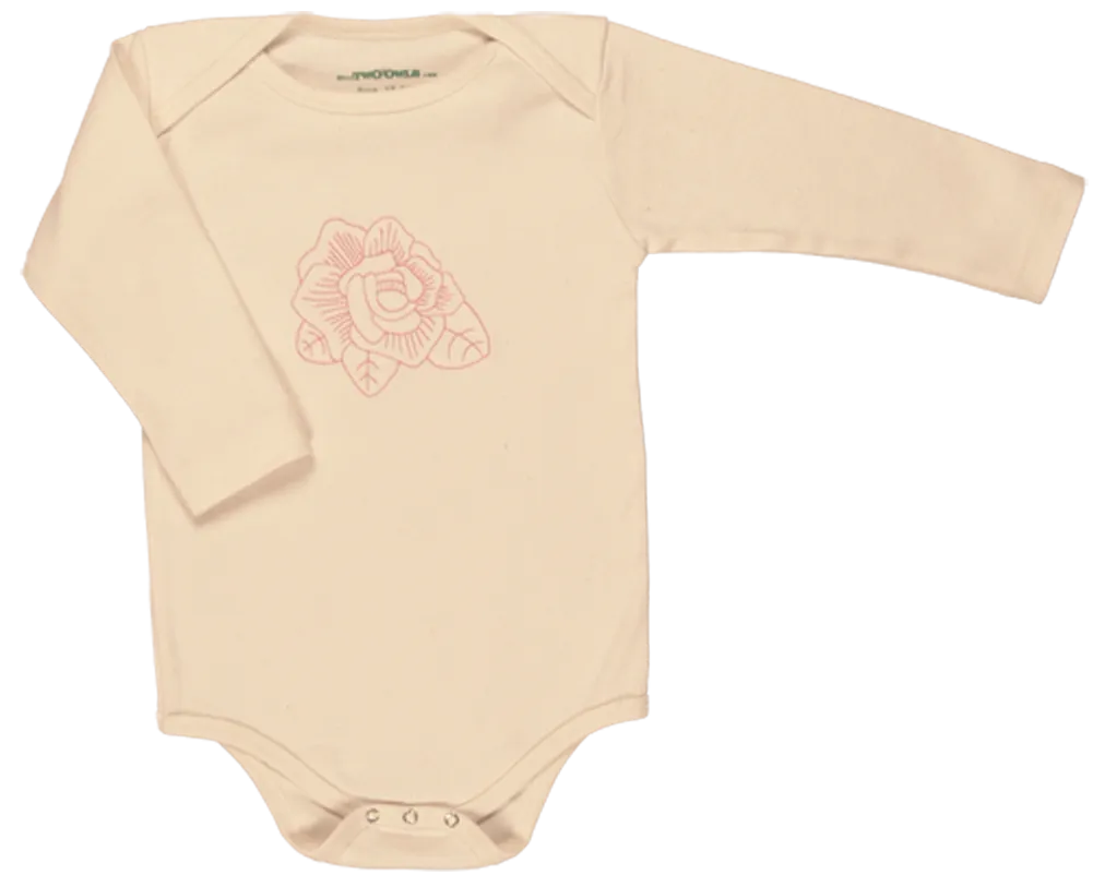 Long Sleeve Rose Onesie