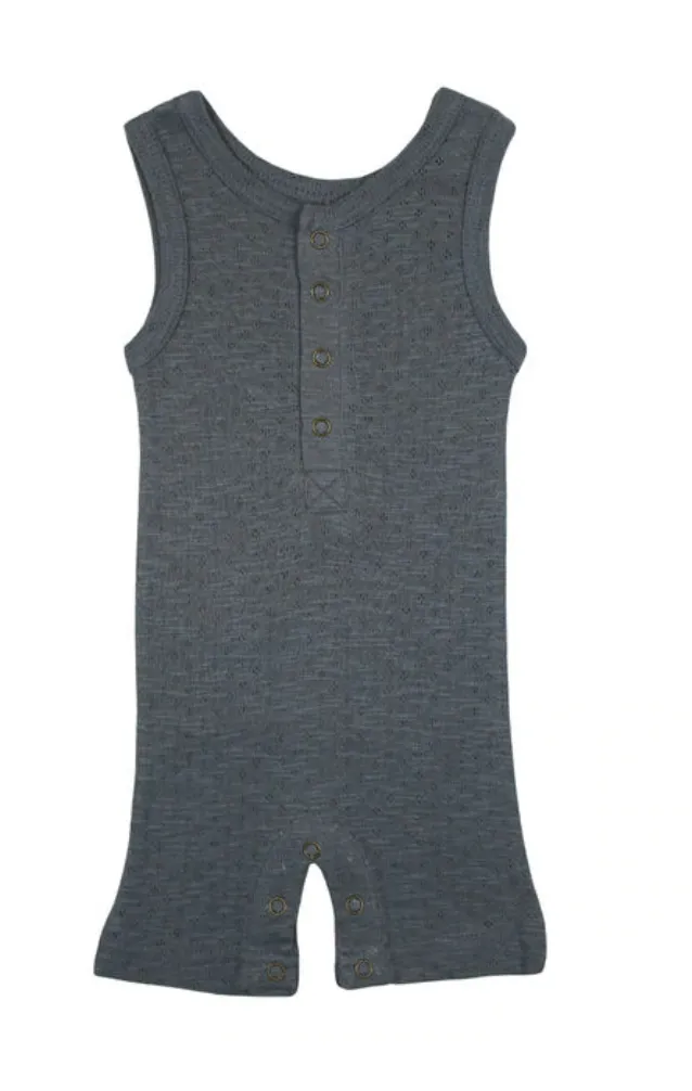 L'ovedbaby Pointelle Sleeveless Romper Set 18-24m