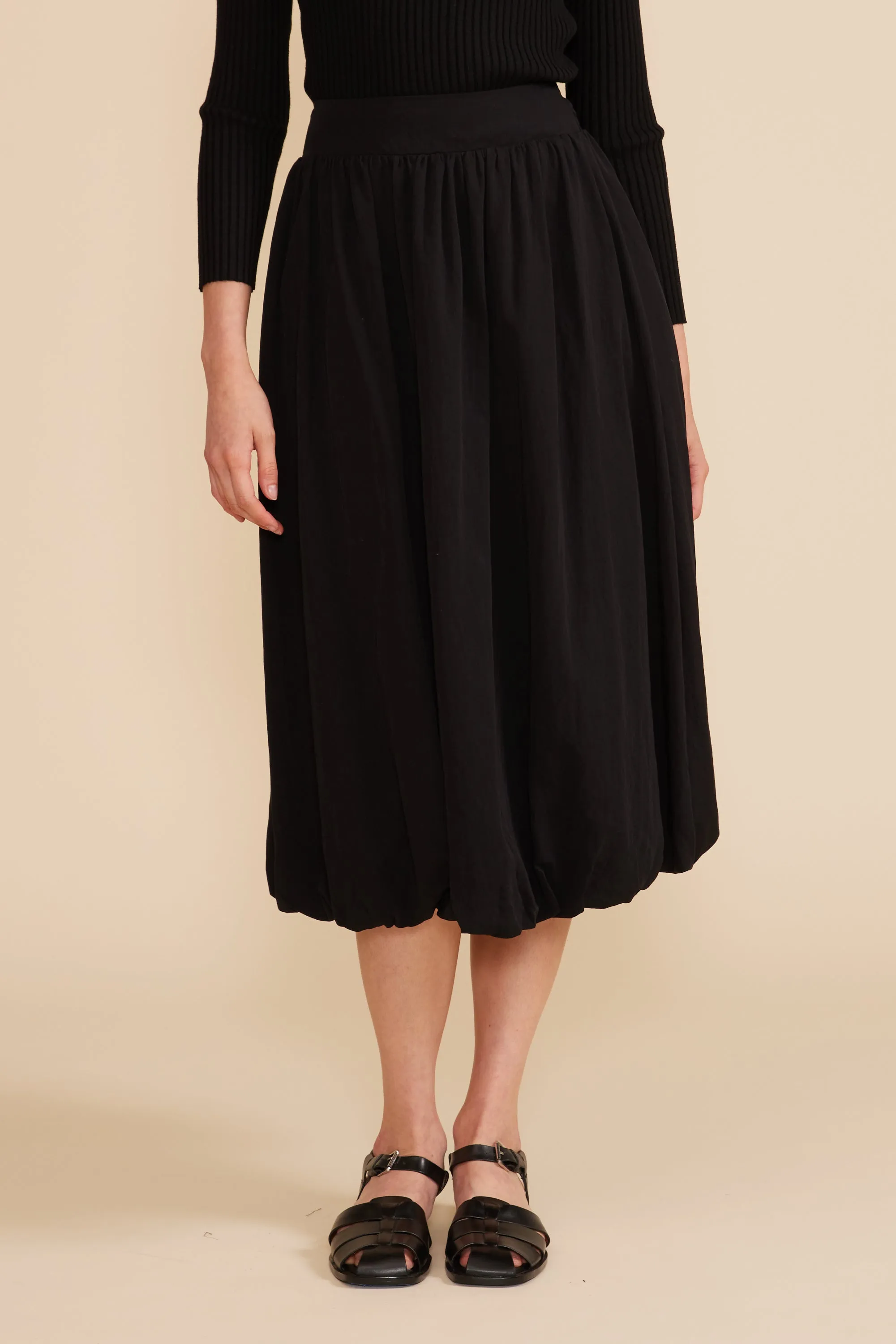 Lucy Paris Bubble Midi Skirt