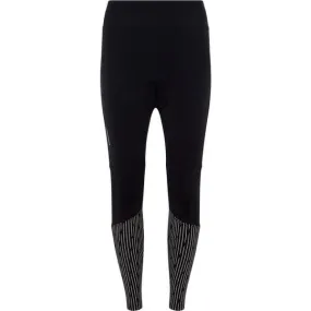 Madison Stellar padded women's reflective thermal tights with DWR; black - size 12