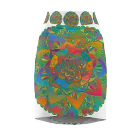 Mandala Pencil Skirt - Bohemian Chic Design