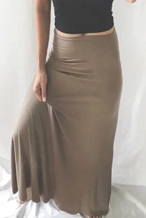 MAXI SKIRT (MOCHA)
