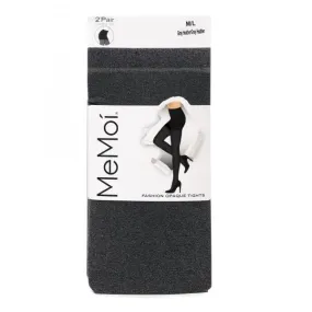 Memoi Womens Heather Tight 2 Per Pack
