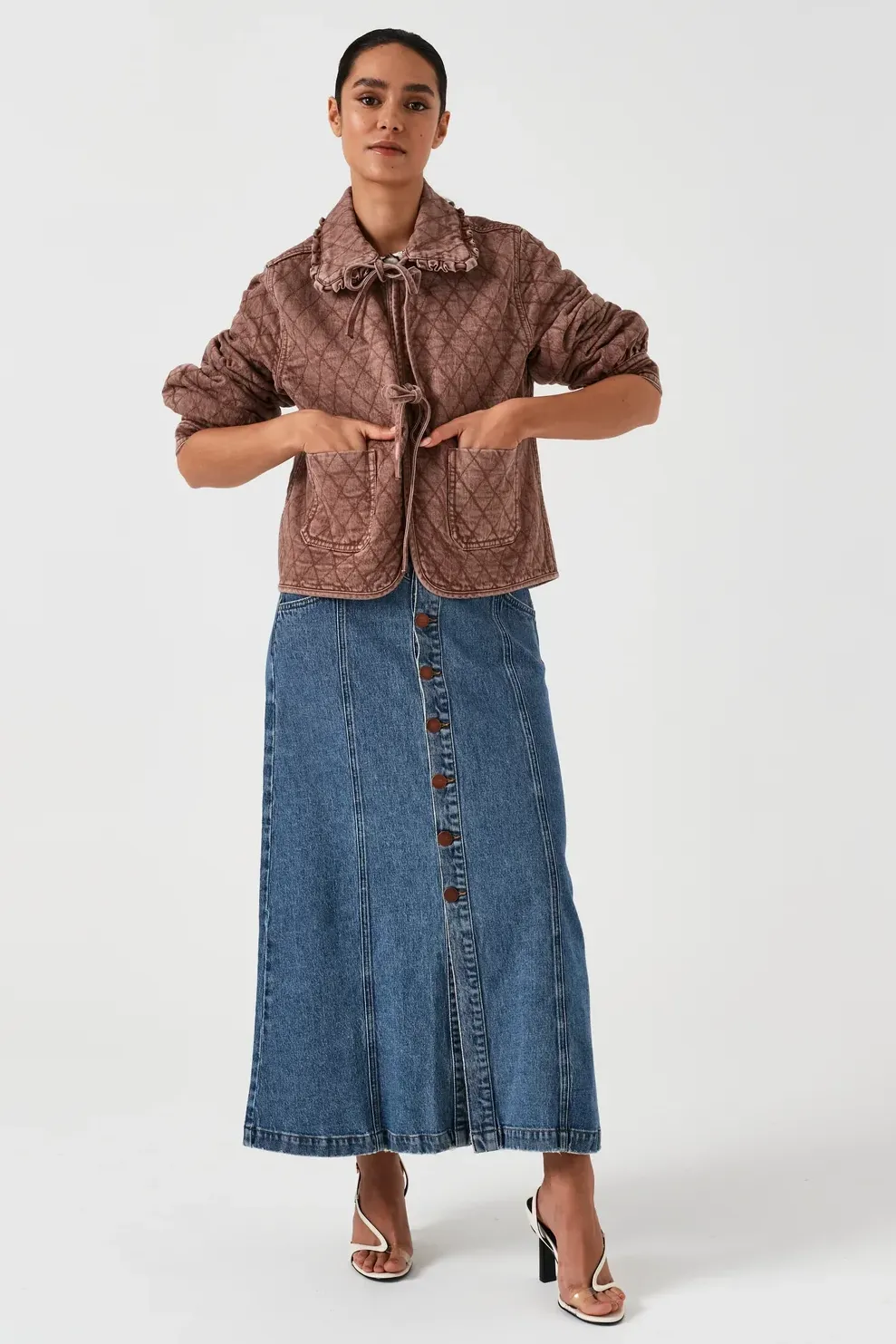 Mia Seamed Skirt | Arizona Vintage