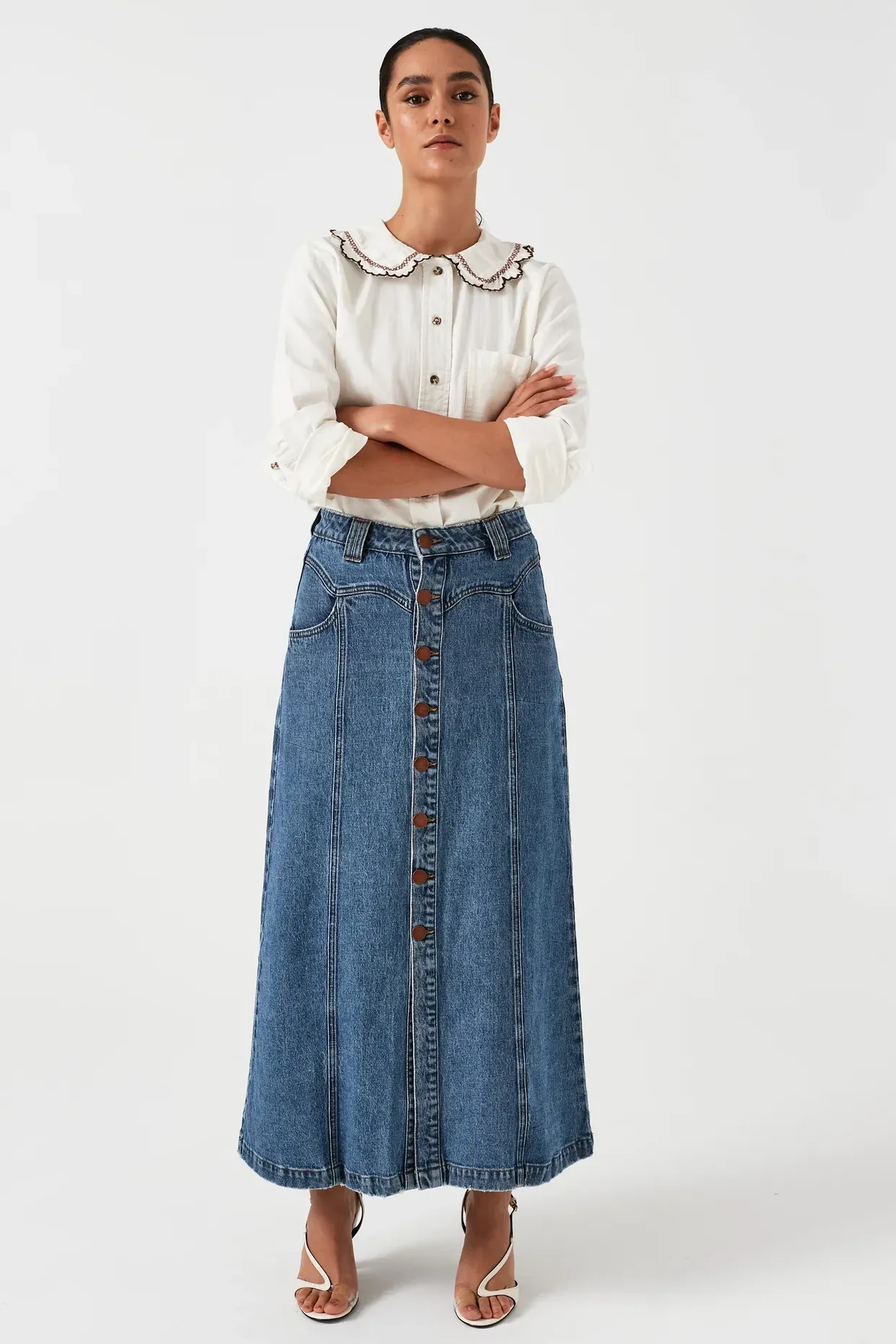 Mia Seamed Skirt | Arizona Vintage