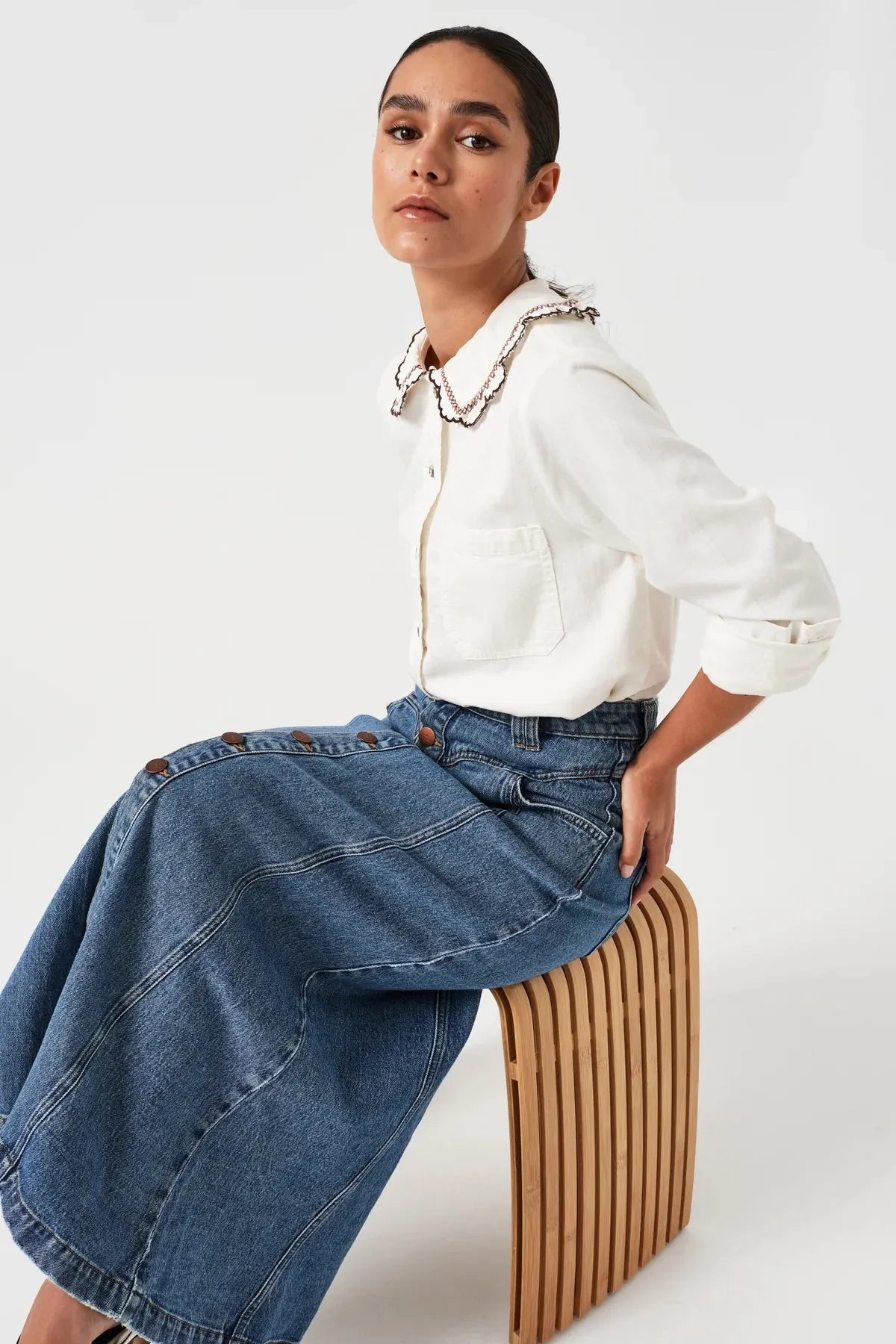 Mia Seamed Skirt | Arizona Vintage