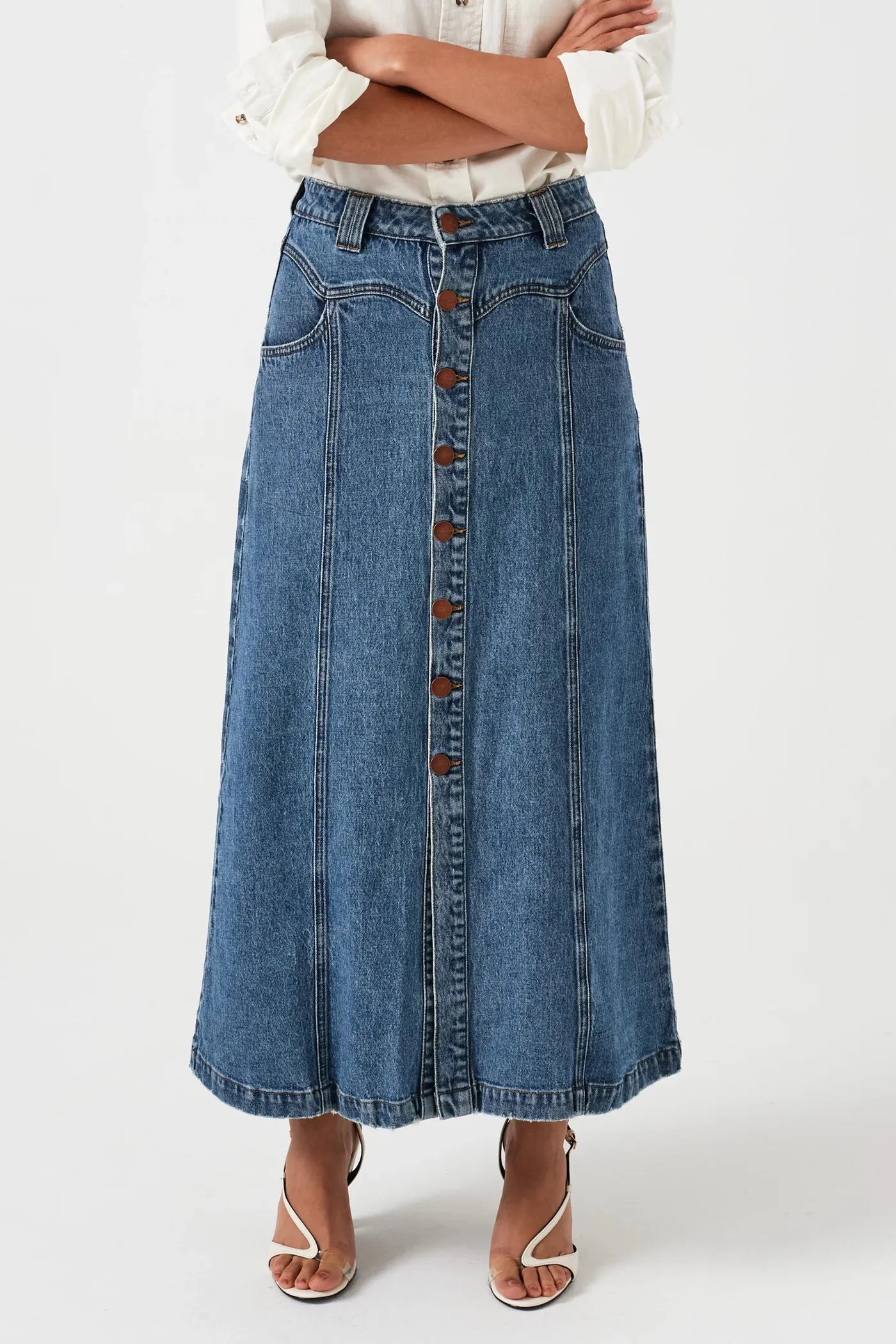 Mia Seamed Skirt | Arizona Vintage