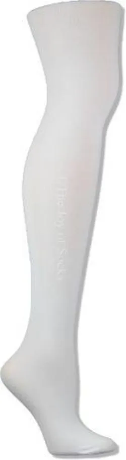 Microfiber White Tights