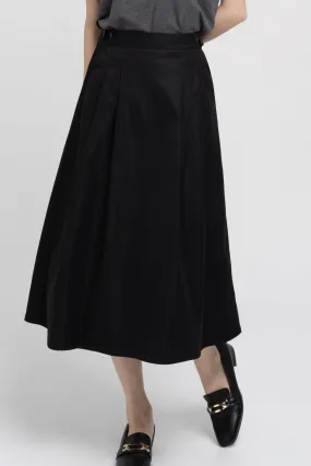 Midi Buttoned Skirt