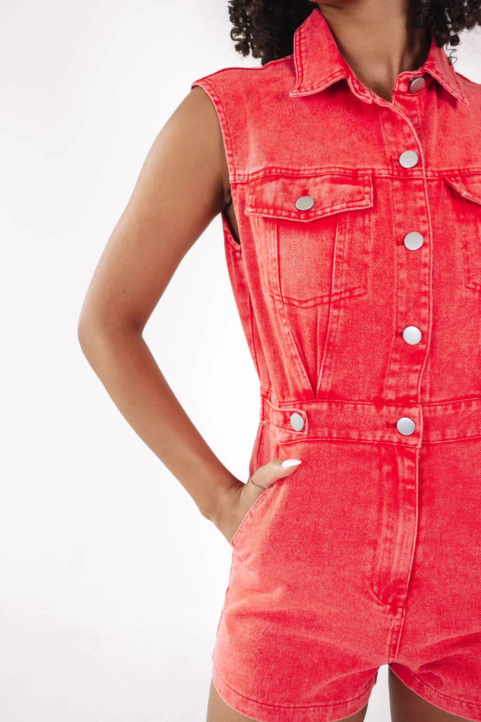 Missing You Romper - Red