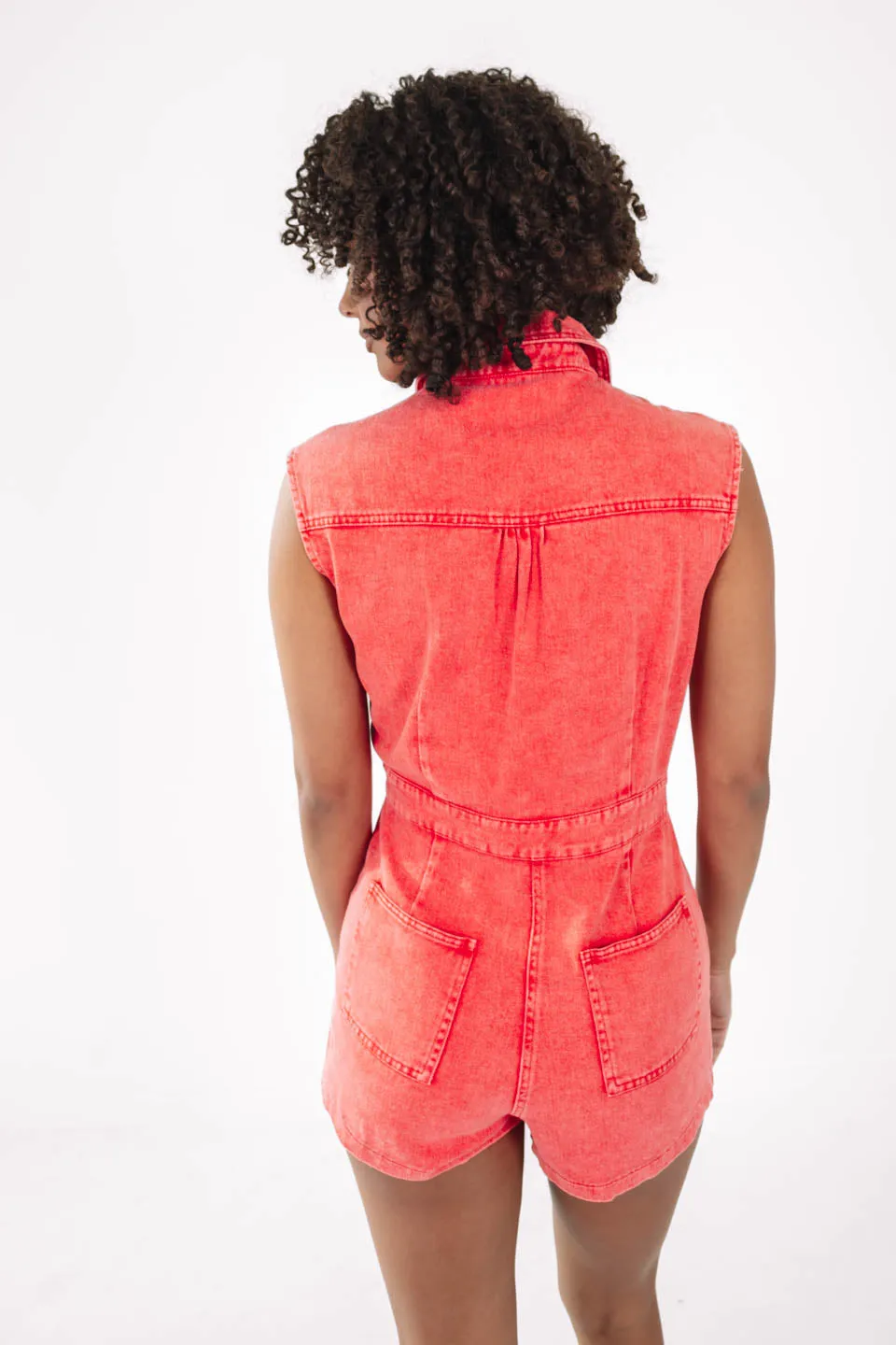 Missing You Romper - Red