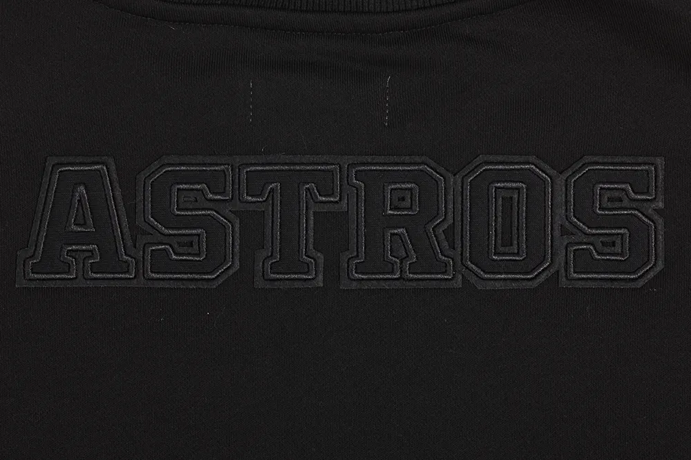 MLB HOUSTON ASTROS NEUTRAL WOMEN'S CREWNECK (BLACK)