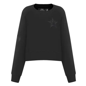 MLB HOUSTON ASTROS NEUTRAL WOMEN'S CREWNECK (BLACK)