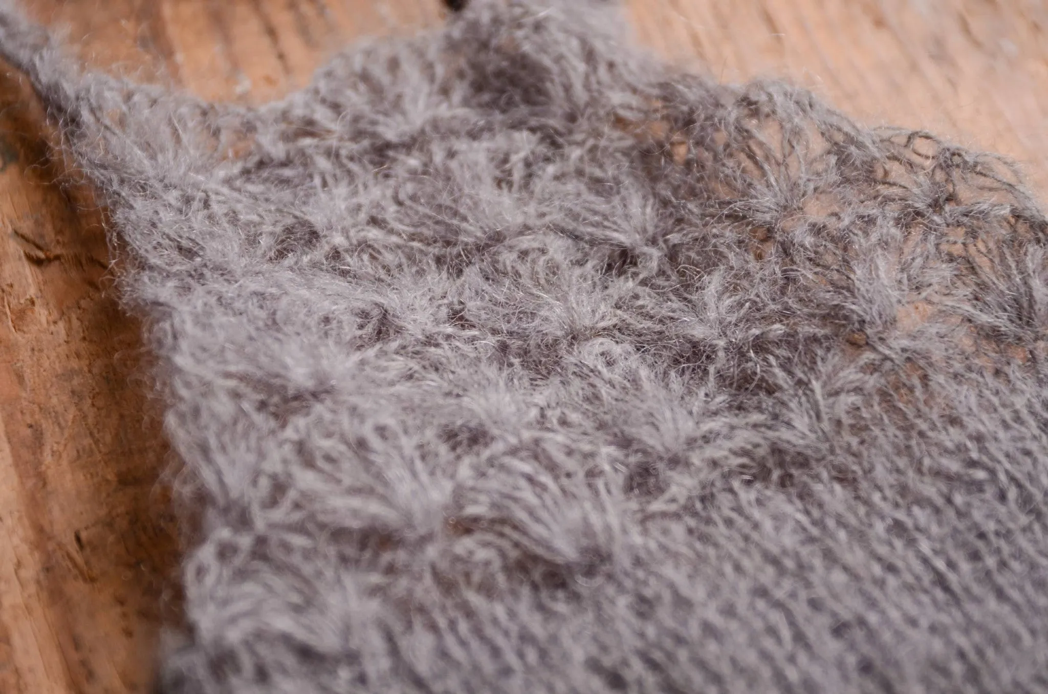 Mohair Romper - Gray