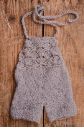 Mohair Romper - Silver