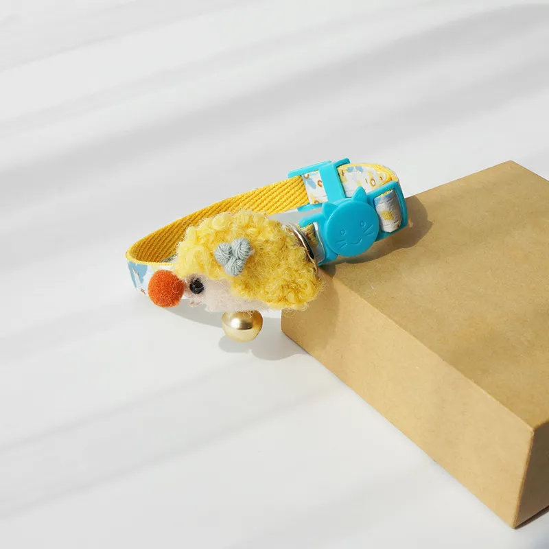 Mokka - Adjustable Cat Collar Hedgehog Design
