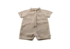 Mome, Baby Girls Romper & Bonnet. 0-3 Months
