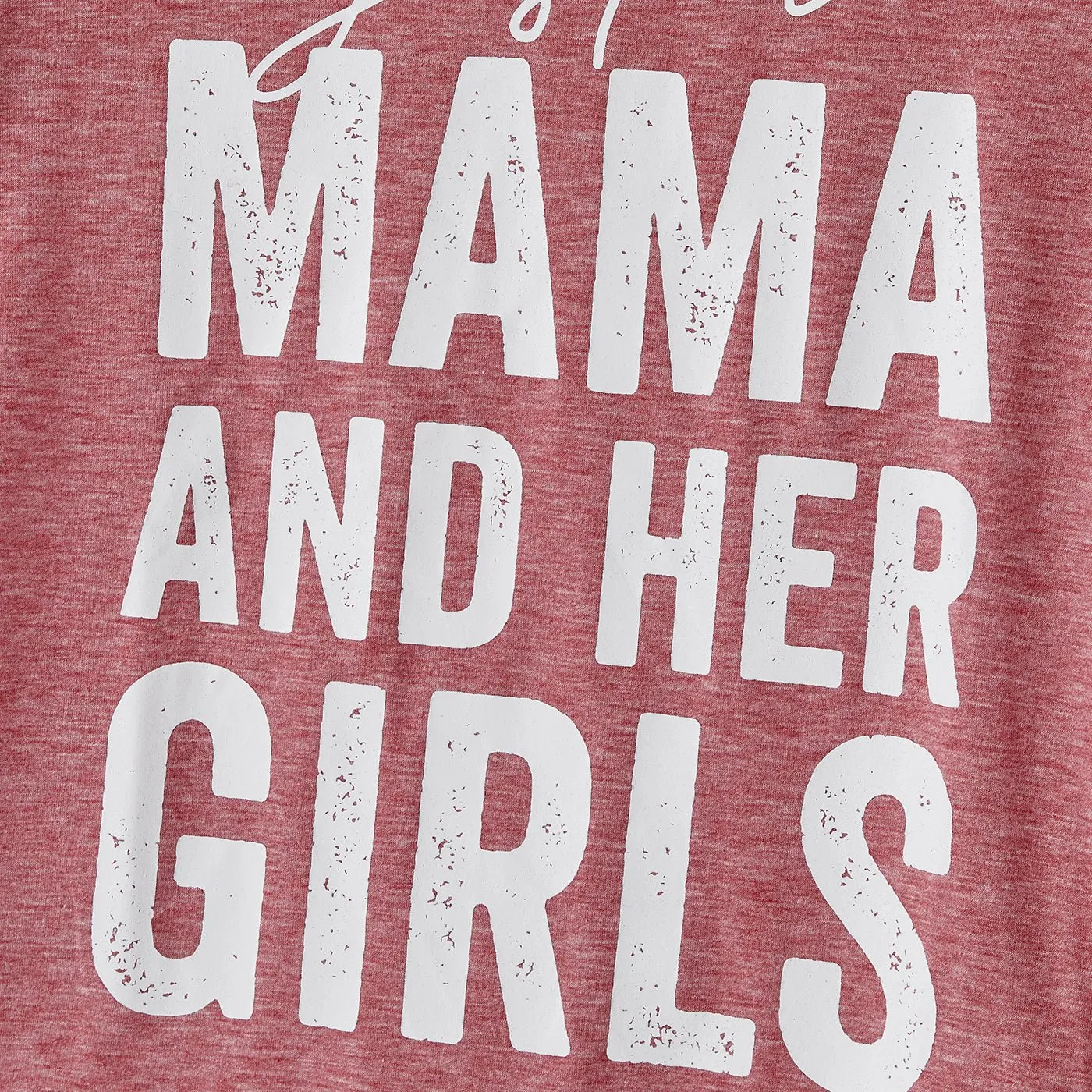 Mommy and Me Short-sleeve Letter Print Tee
